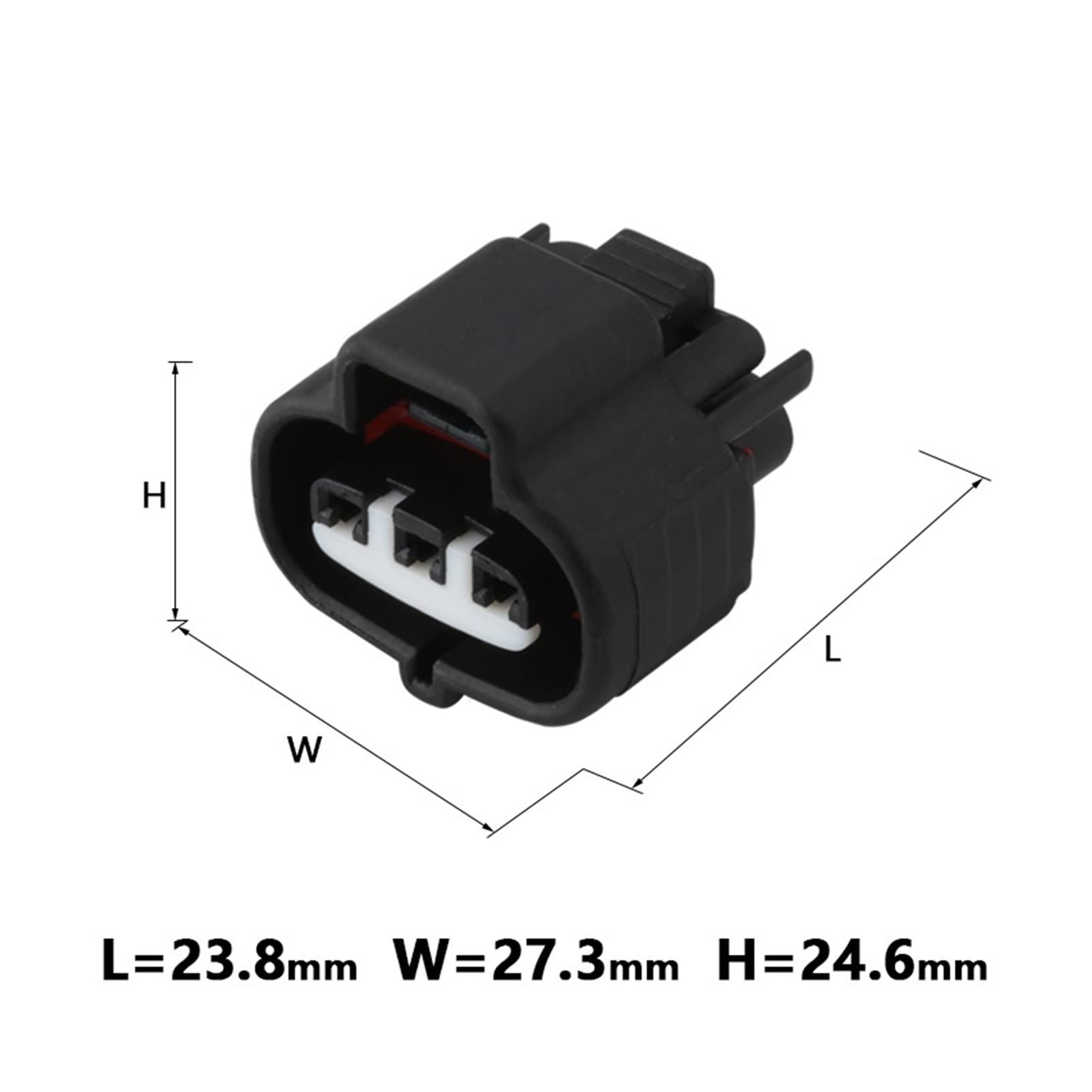 1/5/10/20/50 Set 3 Pin Automobilstecker 6189-0099 Compatible with Vss. Toy~TA 1JZ 2JZ. Kartensensor 90980-10841 Vakuum-Turbo-Druckbuchse LX13(3p Female,50 Sets_3P) von QSBVSO