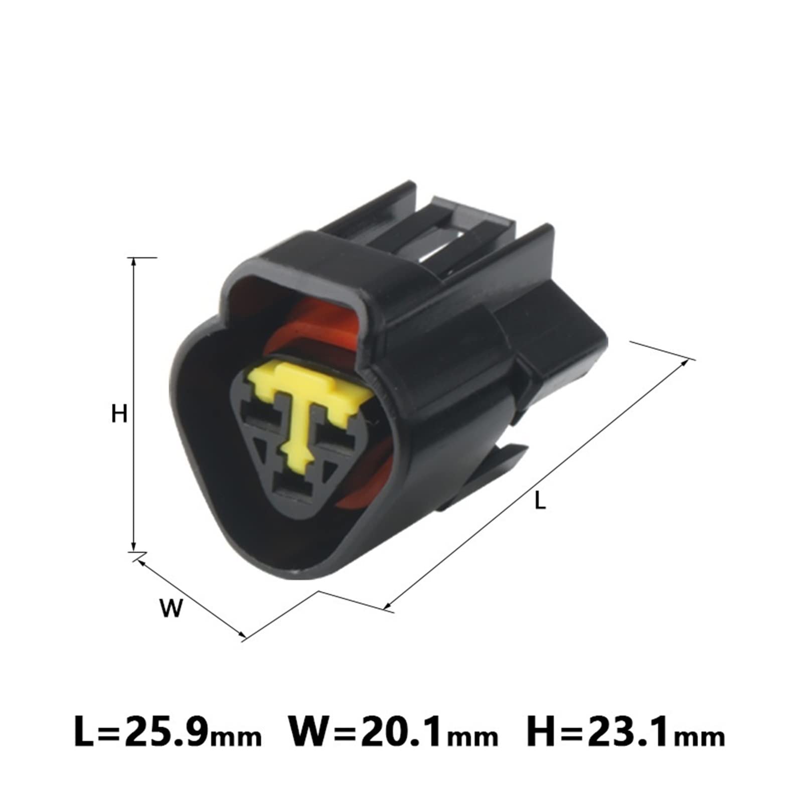 1/5/10/20 Sets Furukawa 3 Pin Way Dark männlich weibliche wasserdichte automatische elektrische Drahtverbinderstecker FW-C-3M-B FW-C-3F-B(3p Female,1 Set) von QSBVSO