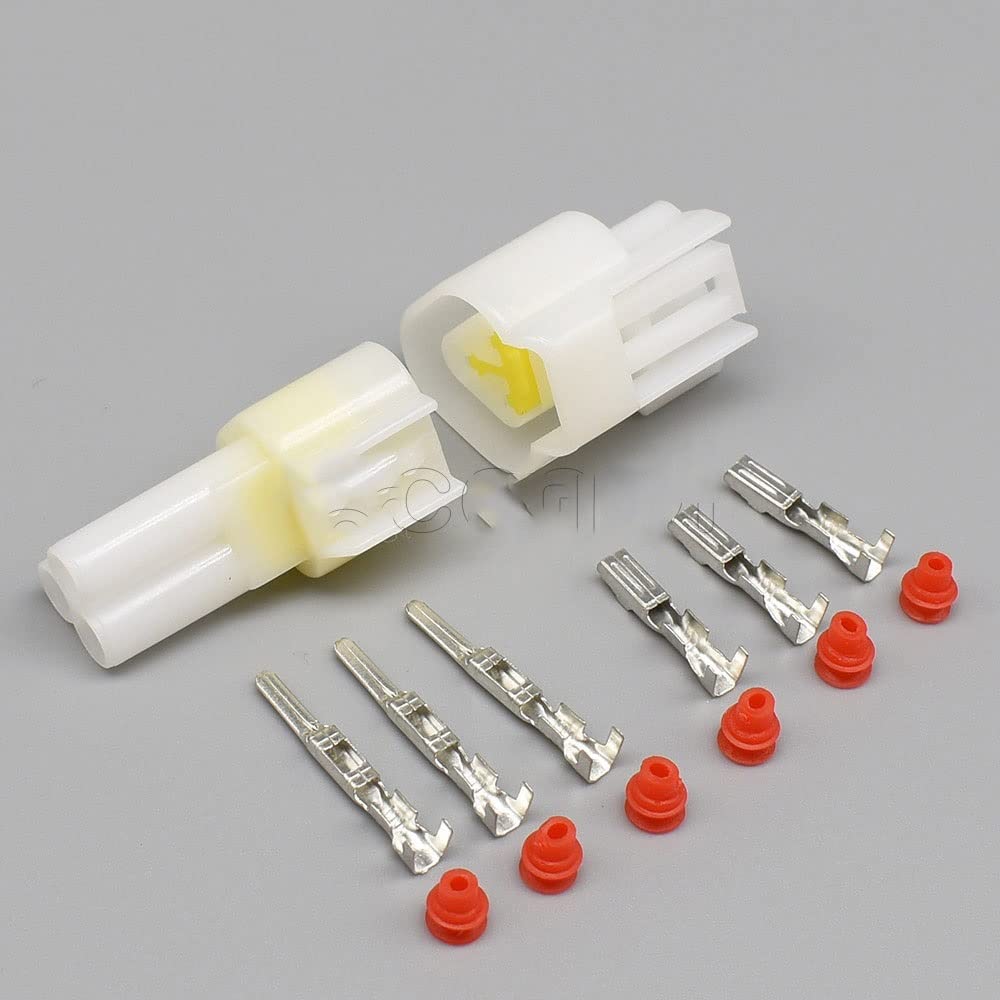 1/5/10/20Kits Furukawa Snowy 2.3 Serie 2/3/4/6/8/9/16Pin Männlich Weiblich Versiegelt Wasserdicht Auto Stecker(3Pin ale Female,20Set) von QSBVSO