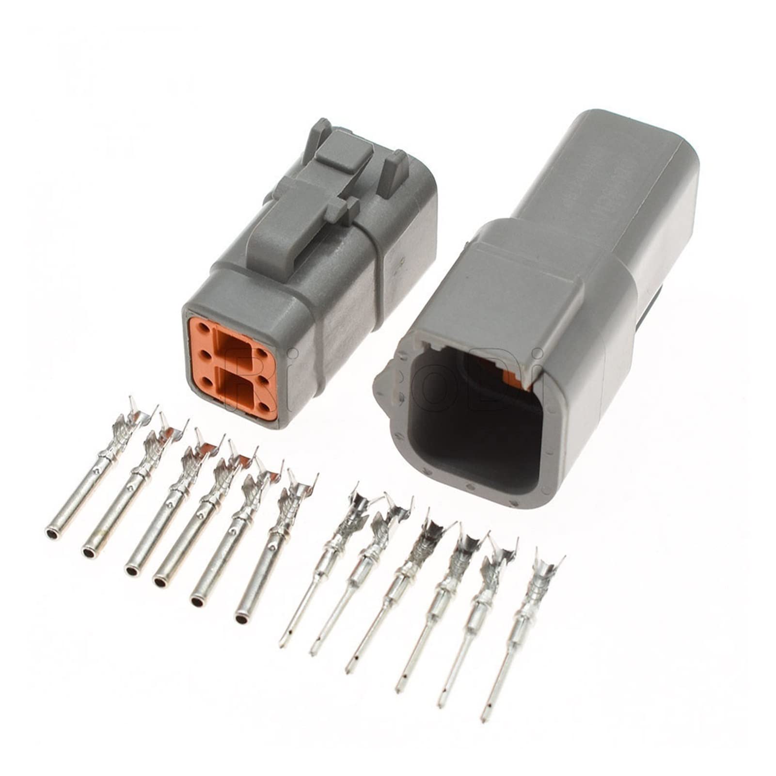 1-10 Sätze DTM 2P-12P DTM06-2S 3S 4S DTM04-2P 3P 4P 6P 8P 12P 20-24AWG Wasserdicht(6Pin Connector Set,10Sets) von QSBVSO