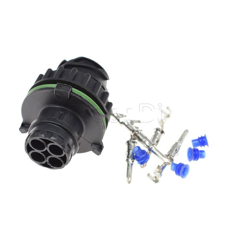 1-20 Kit 4pin Runde Howo A7. Kilometerzähler Geschwindigkeit Sensorstecker männlich und weiblicher Automotive versiegelter Verbinder 1-967402-1 1-967325-1(Male set,1Set) von QSBVSO