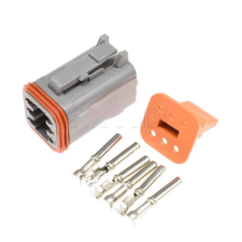 1-20 Sets Deutsch. Dt. Serie 6 Pins männliche weibliche elektrische draht wasserdichte stecker stecker DT06-6S DT04-6P 22-16WG.(Female Set,5Sets) von QSBVSO