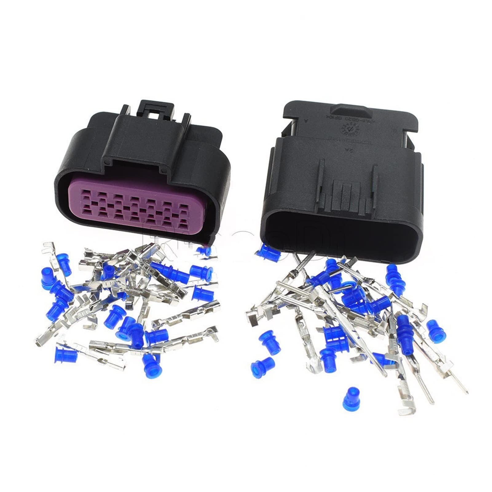 1-20 Sets. GT 14. Pin weiblicher männlicher wasserdichter Autoauto-Draht elektrischer Stecker Automobilgehäuse-Stecker 15326856 15326861(Male Female Set,10Sets) von QSBVSO