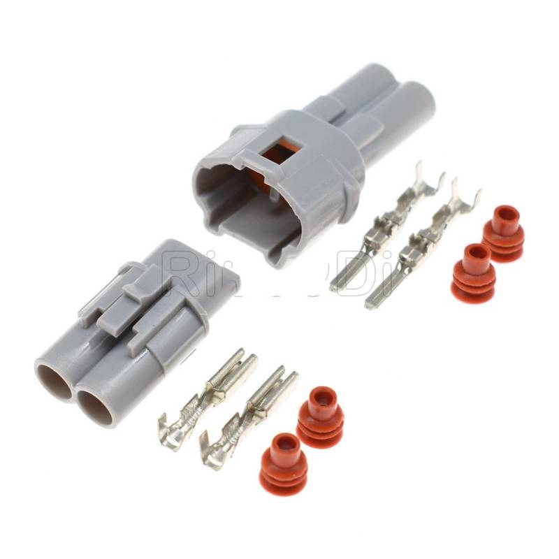 1-20Set 2-Pin-Sumitomo-wasserdichter männlicher weiblicher Kit Auto-Anschluss PA66 6187-2171 6180-2181 6180-2321 6187-2311 compatible with H~nda(2Pin Gray,20Sets) von QSBVSO