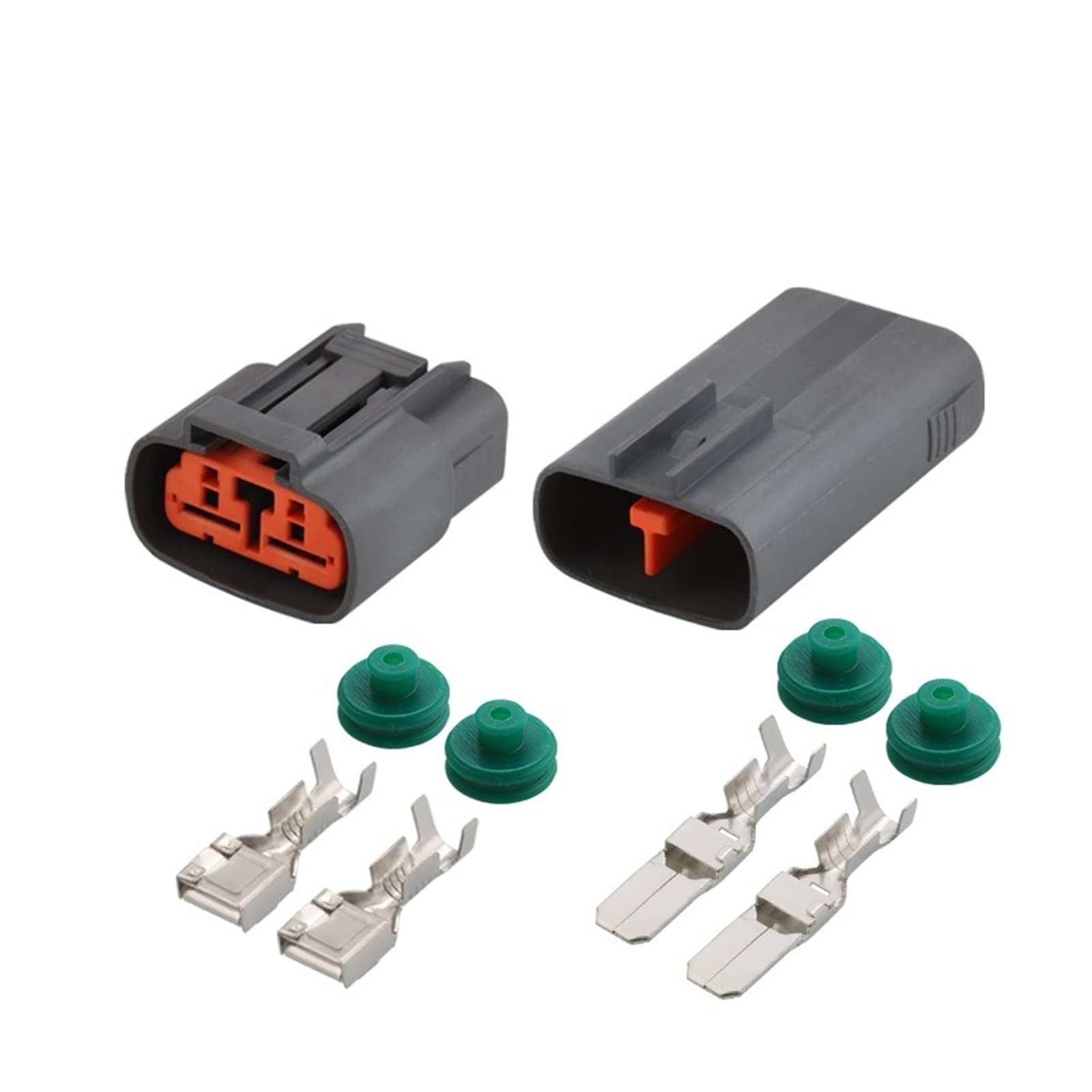 1-50 Sätze 2 Pin 6195-0060 6195-0057 Dl Serie männlicher weiblicher Stecker Automotive wasserdichte Sockel Hohe Stromverdrahtungsstecker(2p female male,20 SETS_2P) von QSBVSO