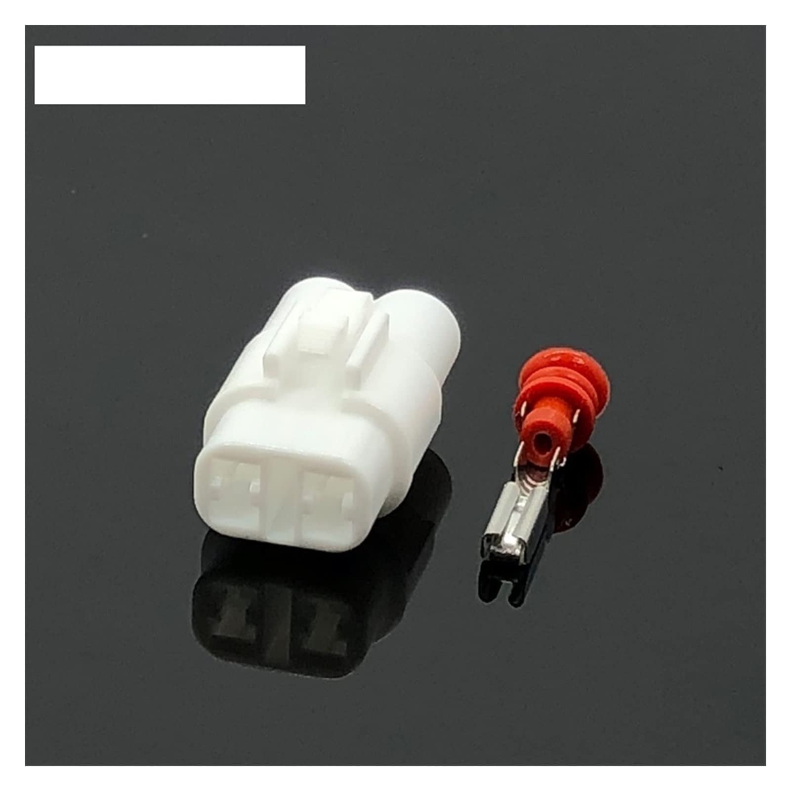 1 Satz 2 Pin Sumitomo MT090. Männlicher weiblicher weißer automatischer Stecker wasserdichter Automobilstecker Compatible with Motorrad 6180-2181 6187-2171(Ivory,1 Set of Female) von QSBVSO