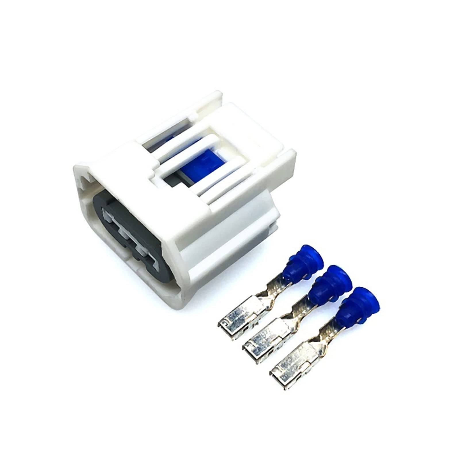 1 Satz 3-Pin-Automobil-Servolenkpumpe-Stecker-Stecker Eps Weibliche Buchse Compatible with F~rd Focus Ma~da DJ7033YB-2.8-21.(Lavender,1 Set of White) von QSBVSO