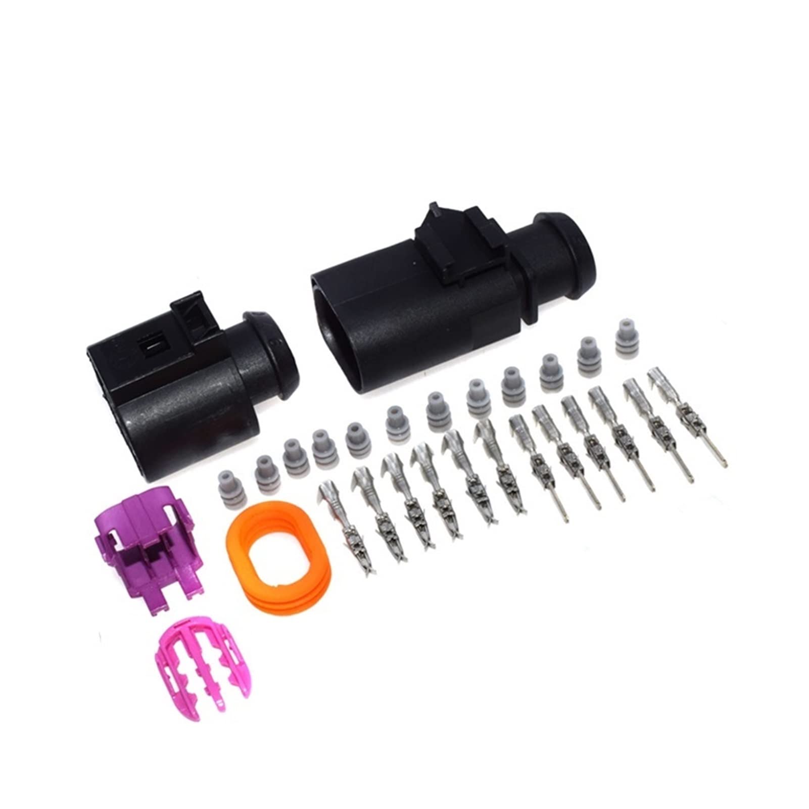 1 Set 2 3 4 5 6 8 10 Pin Automotive Spule Verlängerung Adapter Elektrische Draht Stecker Horn 1,5 MM Buchse Stecker 1J0973702(Auburn) von QSBVSO