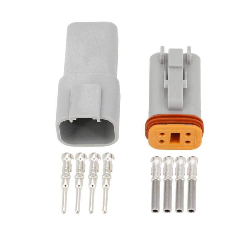 1 Set DT-Anschluss DT06-2S / DT04-2P 2P 3P 4P 6P 8P 12P Wasserdichter elektrischer Stecker Compatible With Automotor mit Pins 22-1 6awg(DT06-4S DT04-4P) von QSBVSO