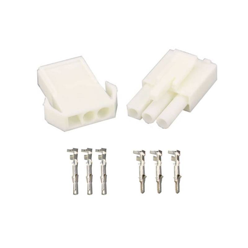 10 Sets/Kits EL-3P Kleiner elektronischer Steckverbinder mit 4,5 mm Abstand, EL4.5 3P mehrpolige Steckverbinder männlich und weiblich, Stecker + Klemme von QSBVSO