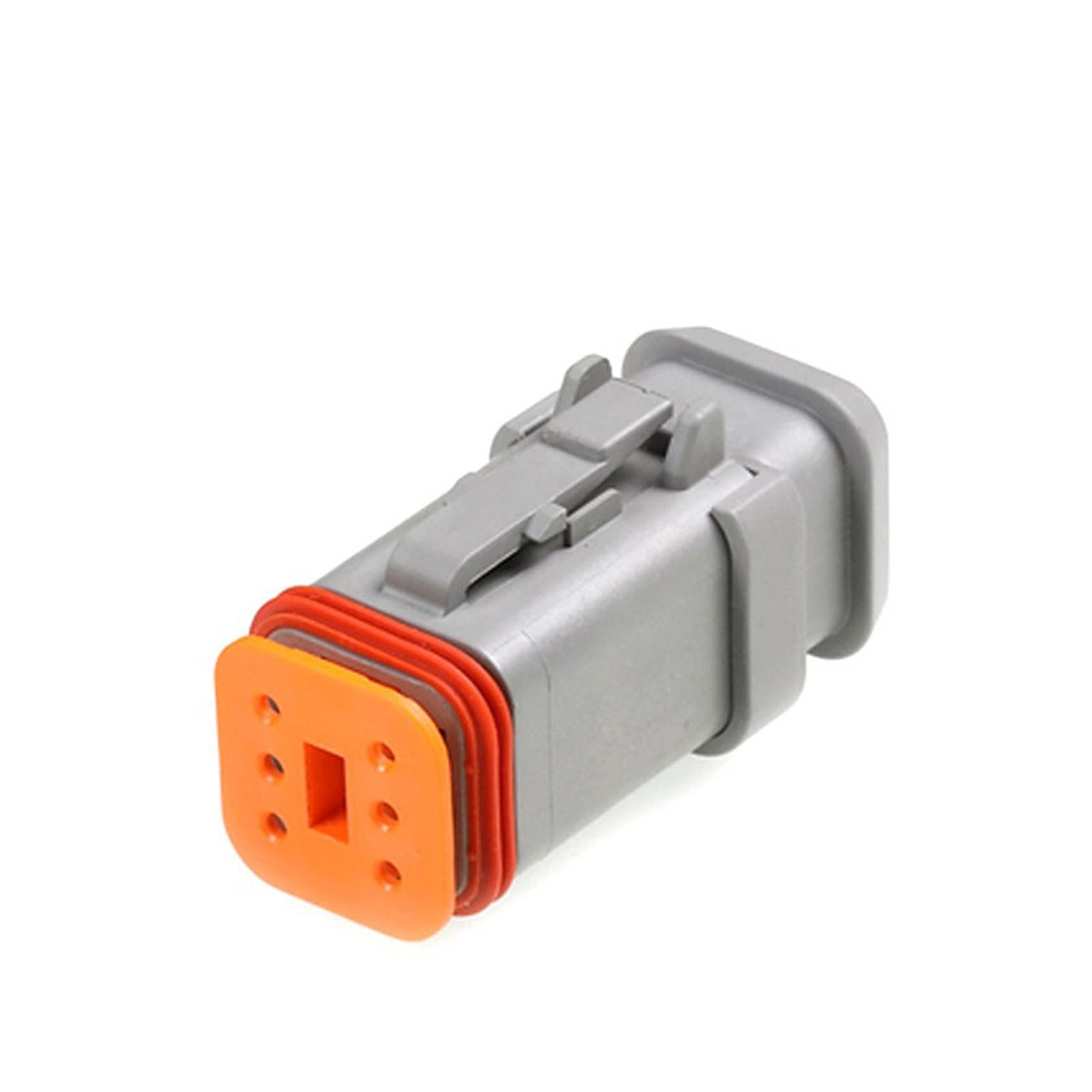 2-12 Pin deutsch grau stecker wasserdichter männlicher und weiblicher hoher hinterer abdeckungsbuchse Compatible with technikfahrzeug 22-1 6AWG DT06-2S-E008(6p Female,50 Sets) von QSBVSO