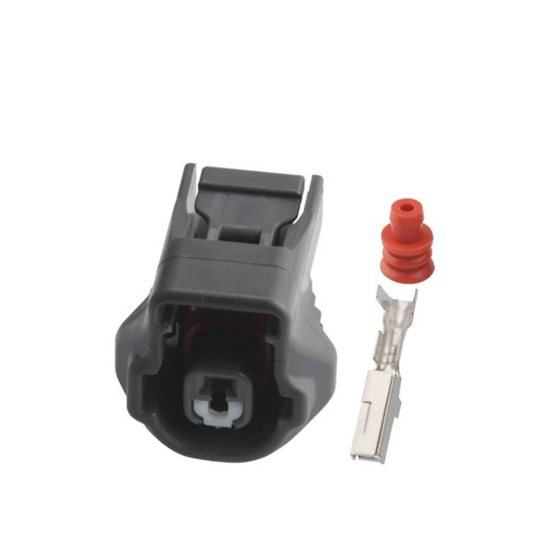 2 Sätze 1 Pin Automotive Wire Connector 2jz. Klopfsensor wasserdichte Auto-Sockelstecker Compatible with Toy~TA-Auto 7283-1015-10 von QSBVSO