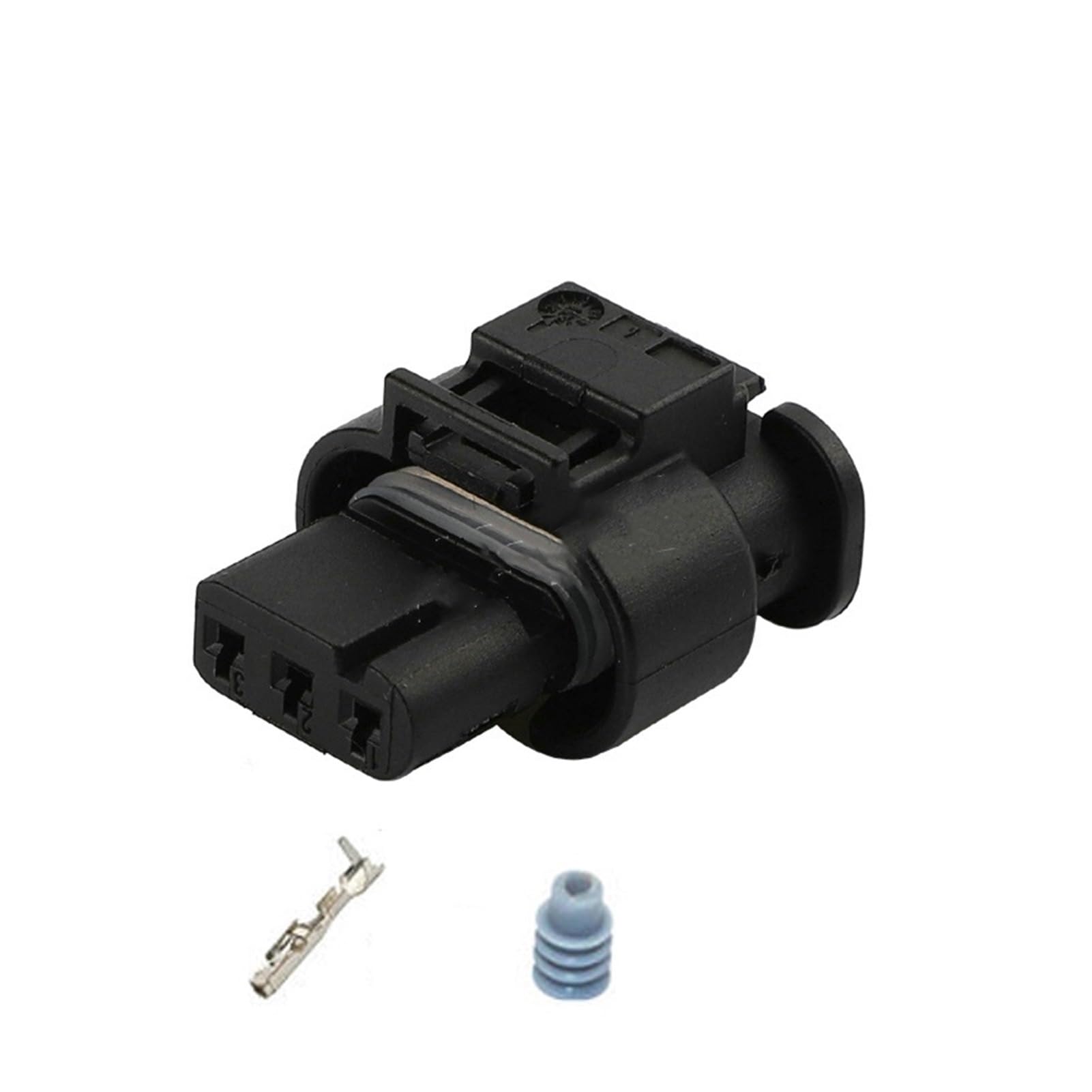 2 Sätze 3-Pin-elektrischer Automobil-Stecker-Kabel wasserdichtes Draht 1.2 In mm Anschluss Compatible with VW 3C0973203 872-858-541. von QSBVSO