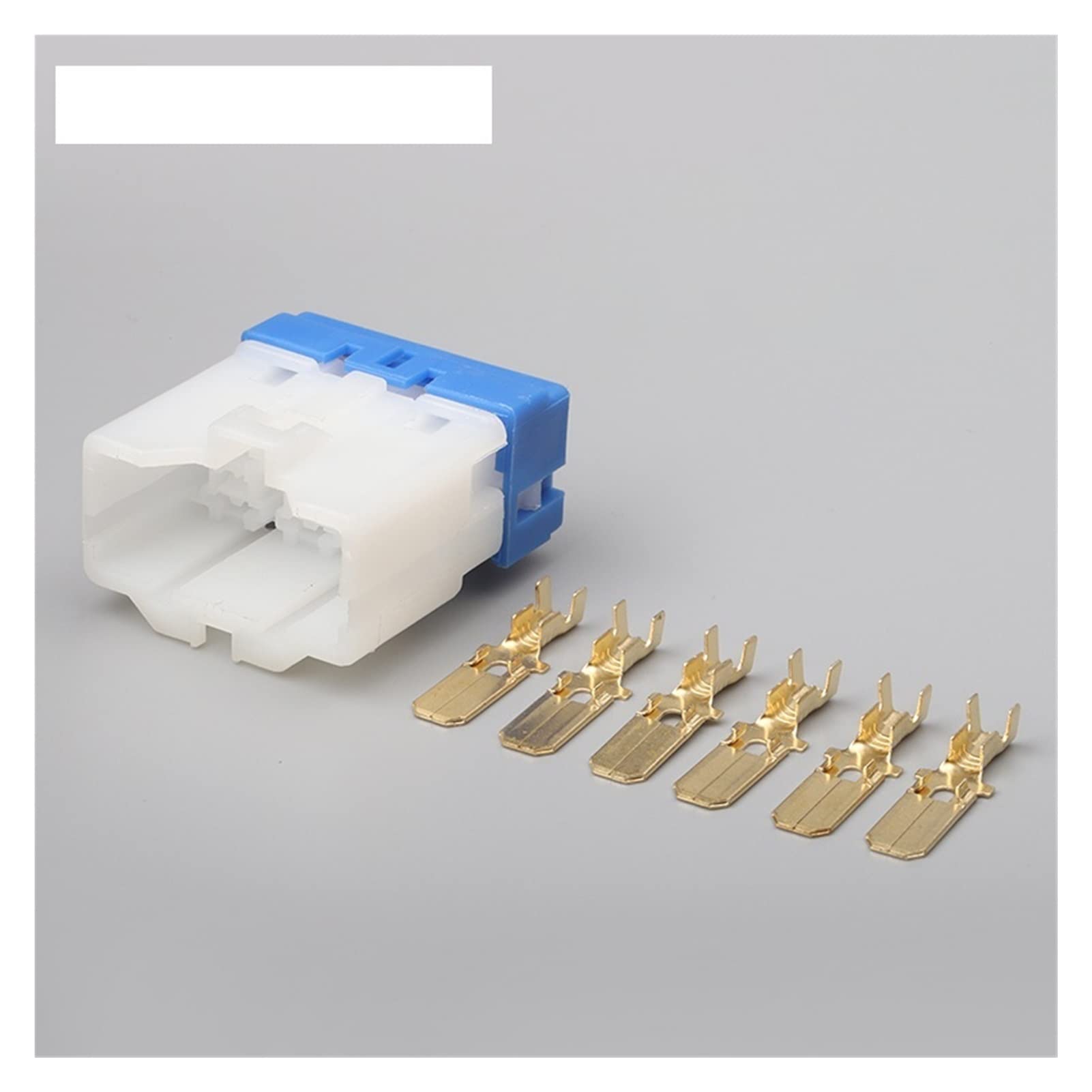 2 Sätze 6 Pin Ampere Auto Elektrischer Kabelanschluss Gebläse Geschwindigkeitsregelwiderstandstecker Compatible with Vw B~W. A~di Toy~TA. Nissn und PH772-06015.(Ivory,2 Set of Male) von QSBVSO