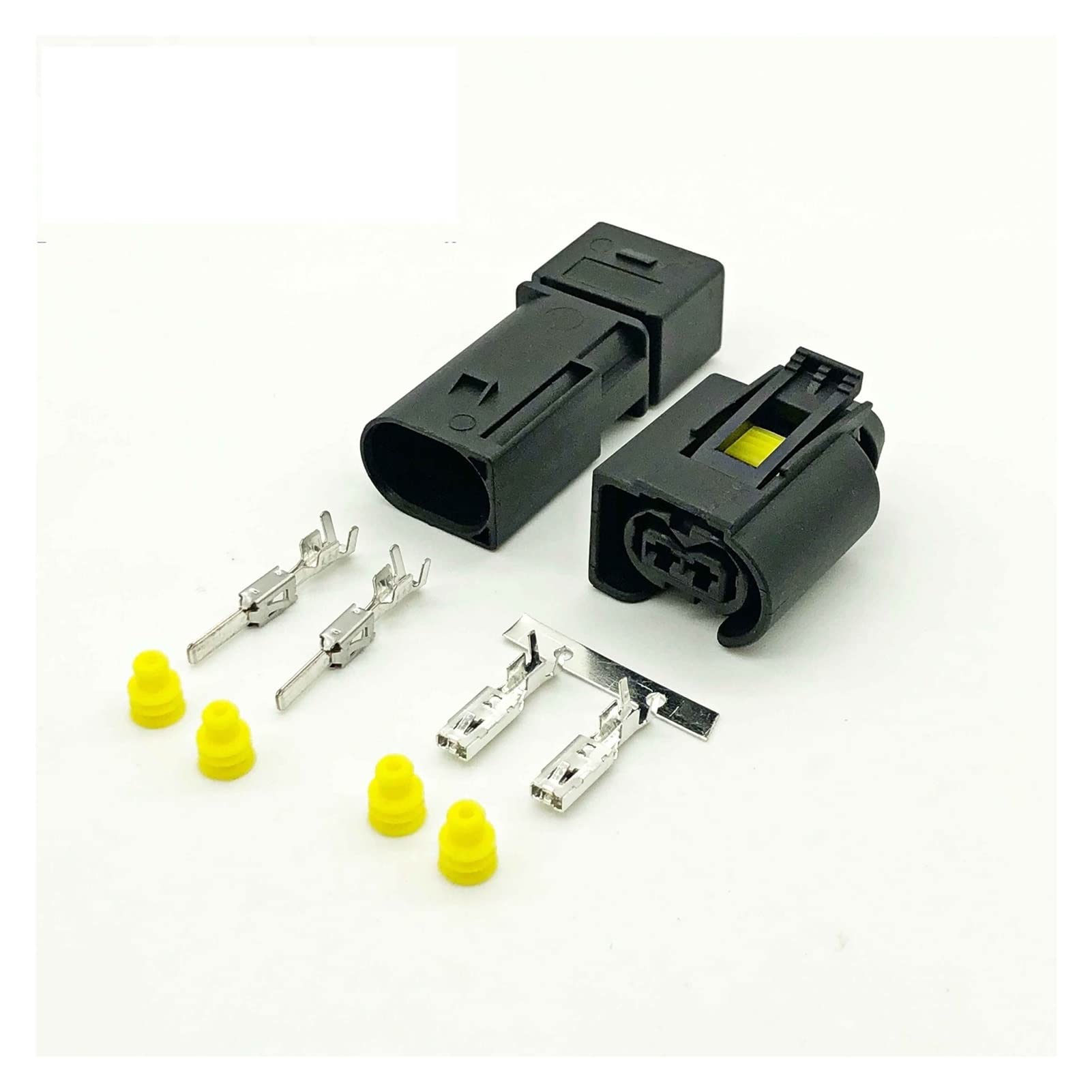 2eckig Kostal Zündspule Kabelbaum Dämpferstecker wasserdichte Autoverbinder 50290937(Male and Female) von QSBVSO