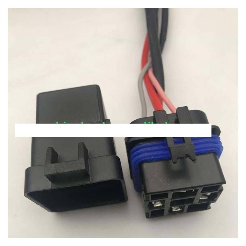 4 Pin Automobile Relais 12V 40A mit Stecker und 12 cm Kabelbaum Automobiländerung Auto Relais wasserdicht(2 Set 12V 40A) von QSBVSO