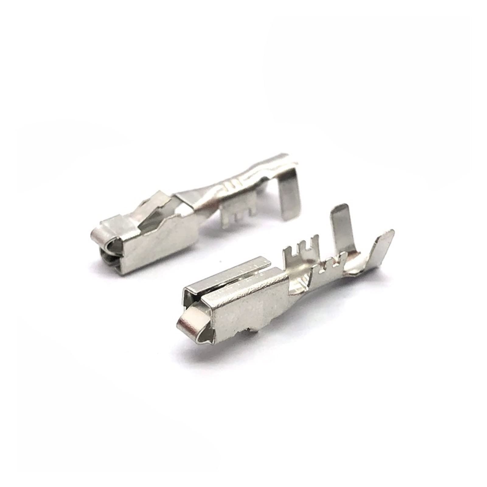 50 Stück 2,8/3,5 mm Crimp-Anschlussklemmen for Auto, elektrisch, männlich und weiblich, kompatibel mit FCI/TE//AMP/Boschs Auto-Stecker(Svart) von QSBVSO