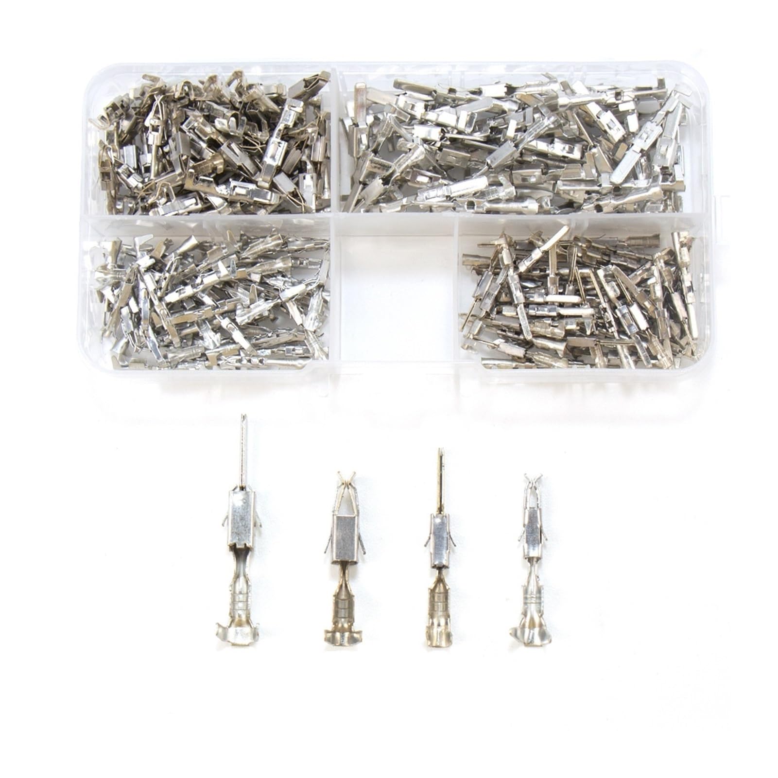 Automobilverbinder Pins 1,5/3,5mm männlich weibliche terminale Kabelbaum elektrische Auto-Ansatzdraht Crimpwerkzeug Compatible with Vw. Tyco TE.(623 615 200pcs) von QSBVSO