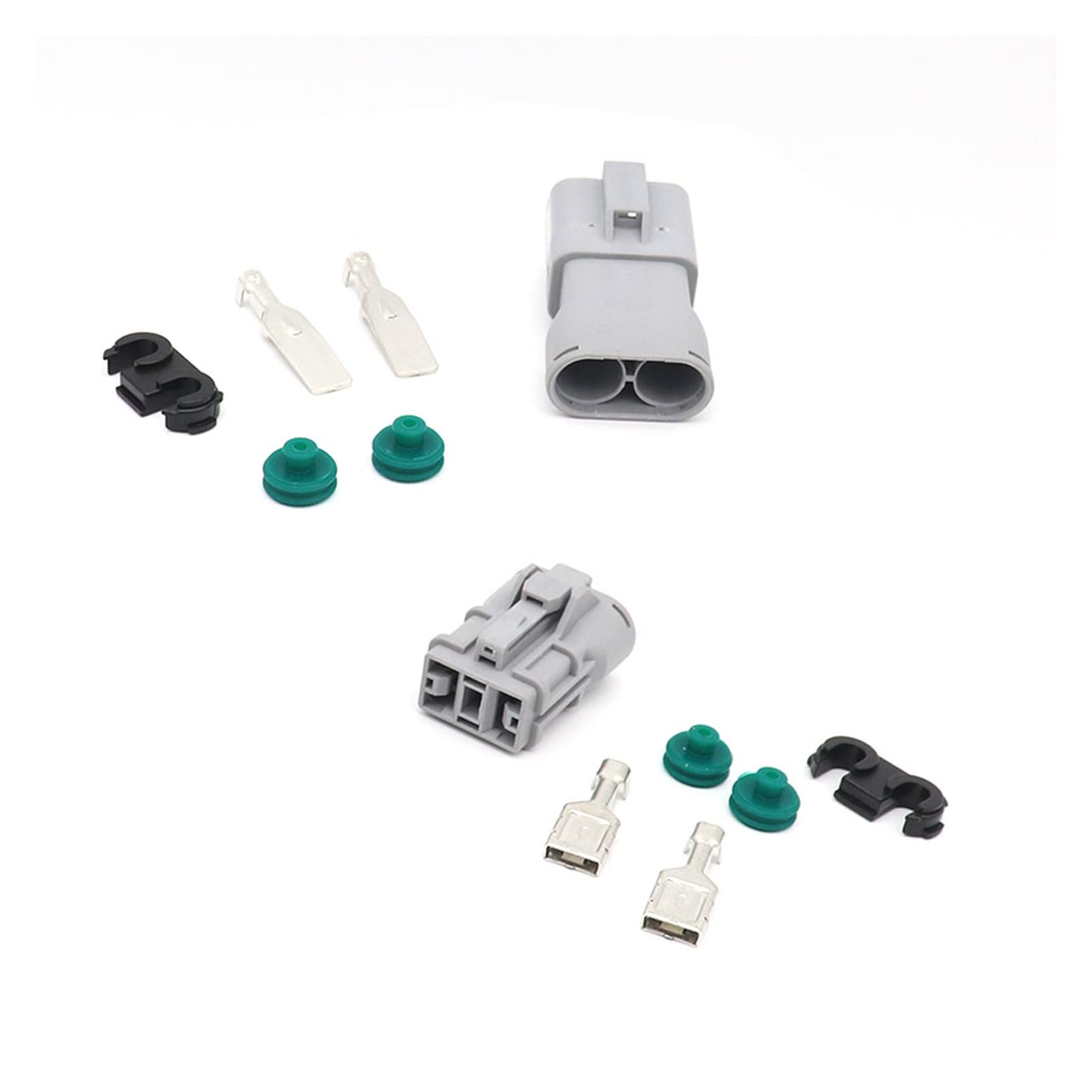 Automotive Elektrischer 2P-Draht 9.5-Serie DJ70253A-9.5-11-21. Männliche weibliche Kabelklemme Stecker Kits Motorradauto(20set) von QSBVSO