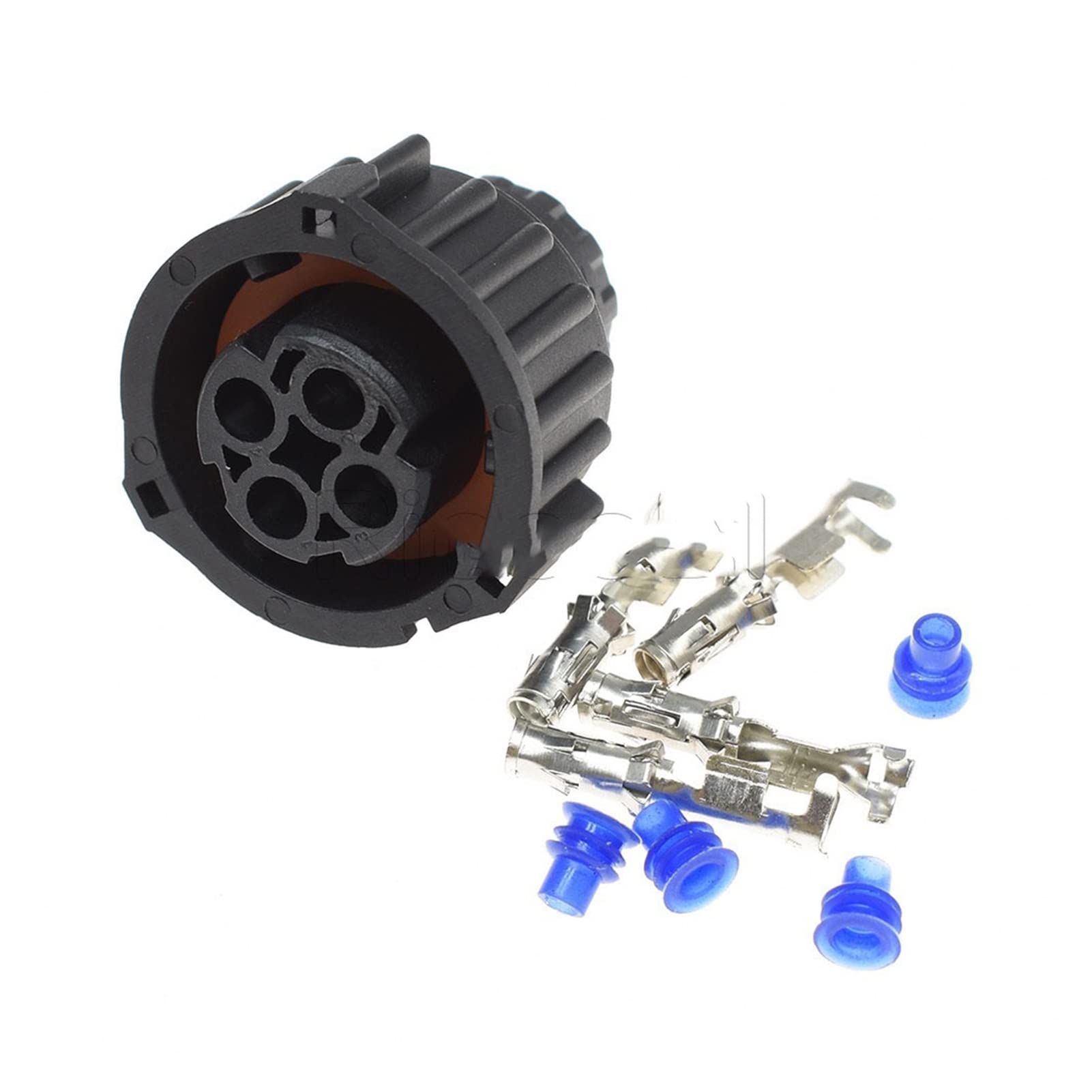 QSBVSO 1-20 Kit 4pin Runde Howo A7. Kilometerzähler Geschwindigkeit Sensorstecker männlich und weiblicher Automotive versiegelter Verbinder 1-967402-1 1-967325-1(Female Set,10Sets) von QSBVSO