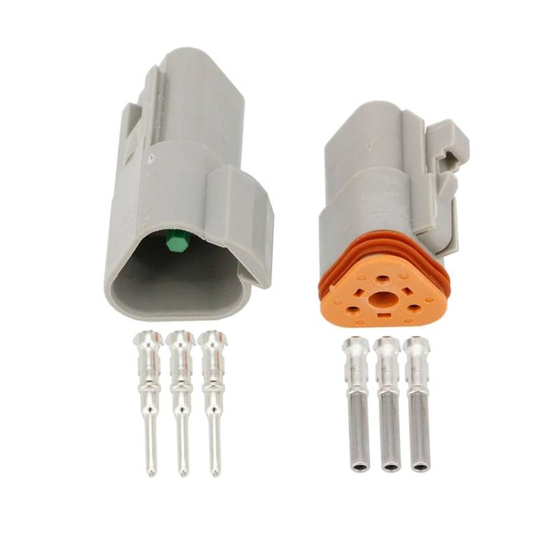 QSBVSO 1 Set DT-Anschluss DT06-2S / DT04-2P 2P 3P 4P 6P 8P 12P Wasserdichter elektrischer Stecker Compatible with Automotor mit Pins 22-1 6awg(DT06-3S DT04-3P) von QSBVSO