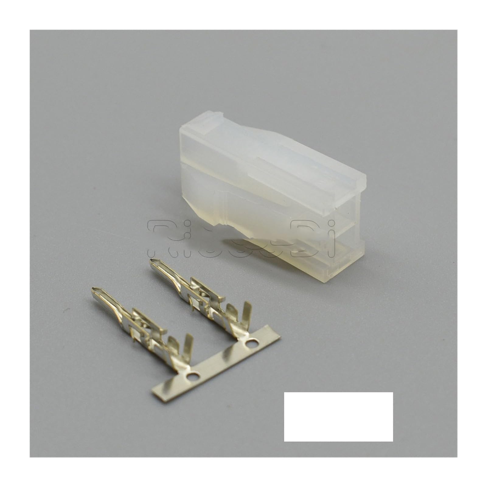 QSBVSO 5-50Set 5557 5569 5559 2Pin Zweireihiger transparenter schwarzer Molex 4.2 ATX. Männlicher weiblicher Anschlussstecker Compatible with Computer(5559-2x1YT,10Pcs) von QSBVSO