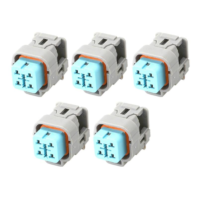 QSBVSO 5 Sätze 4 Pin Automotive Electronic Connector Plug Gurness Weiblicher Stecker DJ7041YA-2.2-21, 6189-6887 von QSBVSO