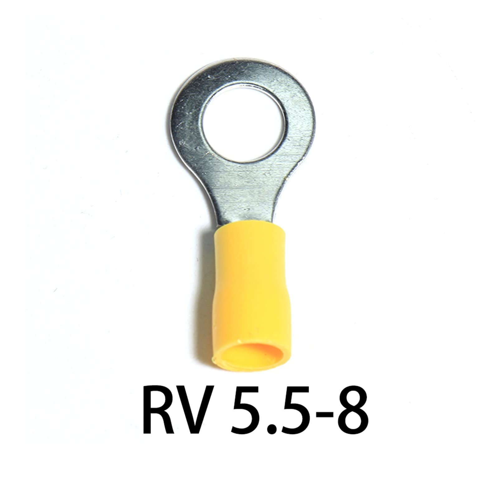 RV1.25-4 RV2-6 RV5.5-8. Ringisolierte Klemmenkabel-Kabel-Verbinder Elektrische Crimp-Misch-Ansatz-Auto-Zubehör(RV Yellow5.5-8) von QSBVSO