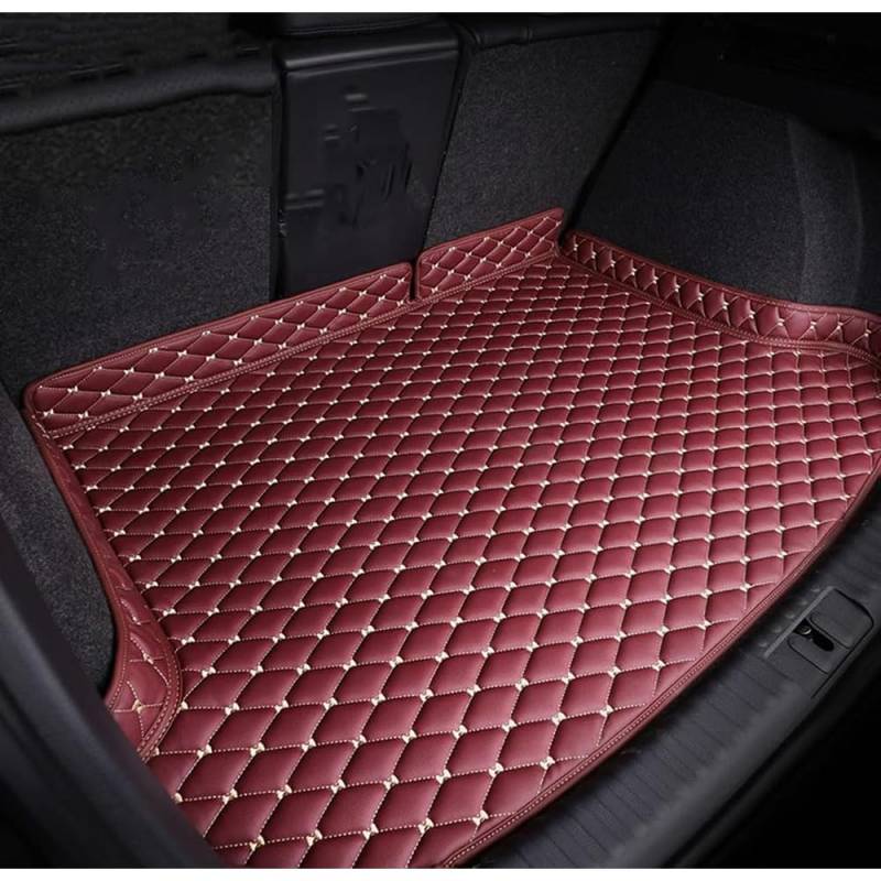 Auto Kofferraummatte für Acura MDX 2007-2013,Kofferraumwanne Schutzmatte Flacher Stil Kofferaummatte Matte Kratzfest Innere Zubehör,F von QSLLLY