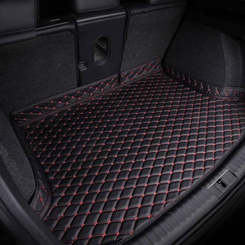 Auto Kofferraummatte für Audi TT (4 Seats) 2007-2014 MK2,Kofferraumwanne Schutzmatte Flacher Stil Kofferaummatte Matte Kratzfest Innere Zubehör,C von QSLLLY