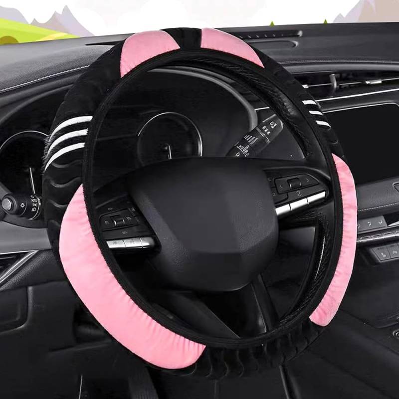 Auto Lenkradhüllen für KIA Avellav Borrego Cadenza Capital,Lenkradbezug Schutzhülle Steering Wheel Cover Lenkradschoner Verschleißfest Innenraum Zubehör,A von QSLLLY