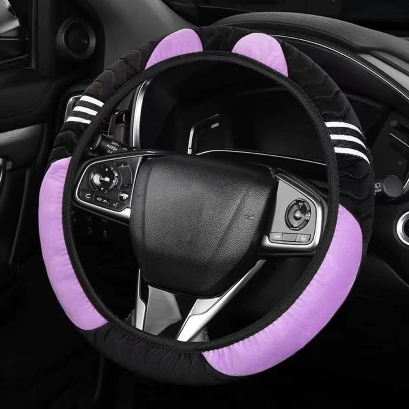 Auto Lenkradhüllen für KIA Avellav Borrego Cadenza Capital,Lenkradbezug Schutzhülle Steering Wheel Cover Lenkradschoner Verschleißfest Innenraum Zubehör,D von QSLLLY