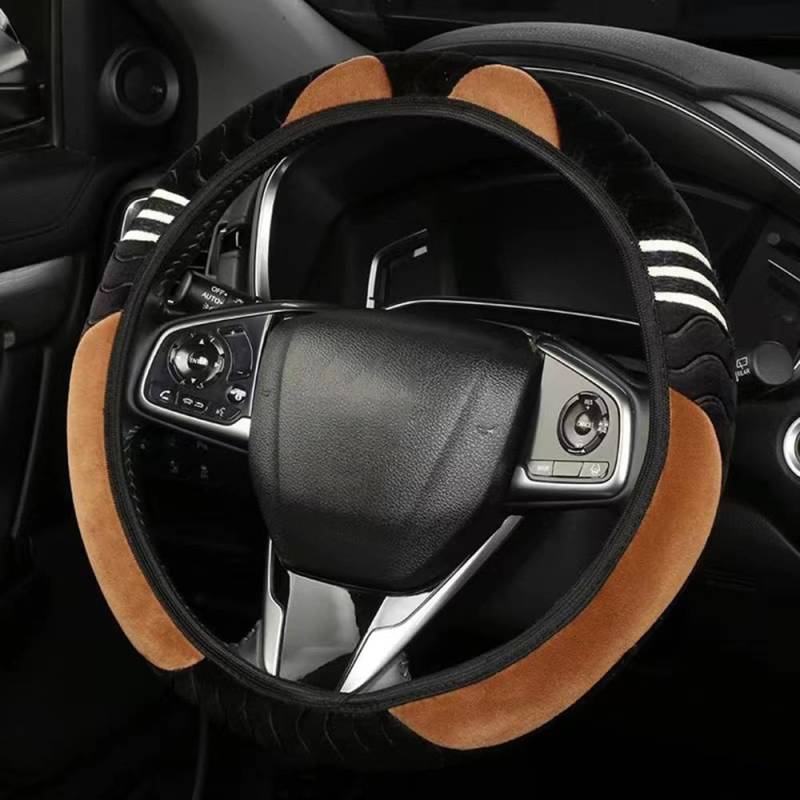 Auto Lenkradhüllen für KIA Carnival Cee'd Cerato Clarus Concord,Lenkradbezug Schutzhülle Steering Wheel Cover Lenkradschoner Verschleißfest Innenraum Zubehör,E von QSLLLY