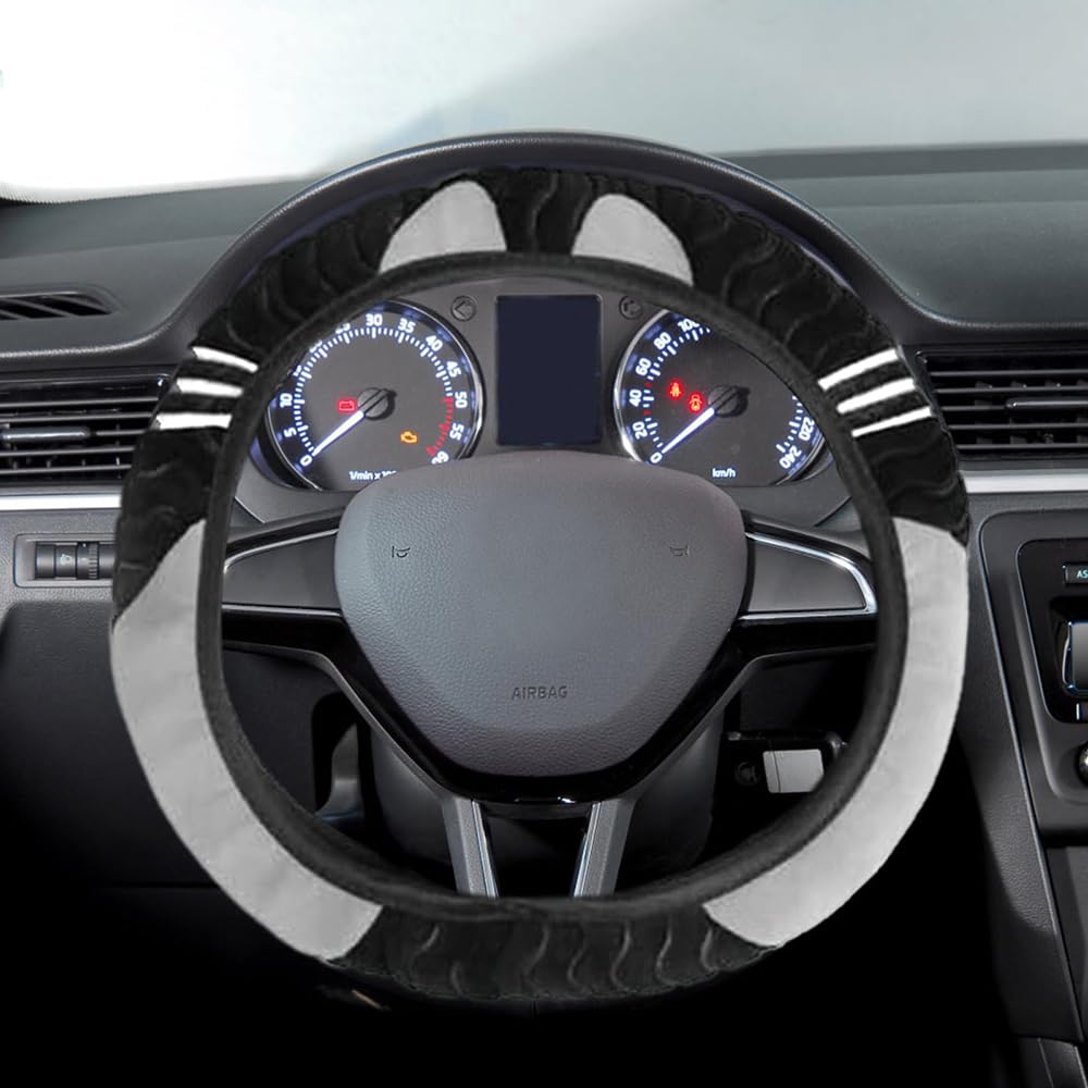 Auto Lenkradhüllen für Lada 1111 Oka 2101 2102 2103,Lenkradbezug Schutzhülle Steering Wheel Cover Lenkradschoner Verschleißfest Innenraum Zubehör,C von QSLLLY