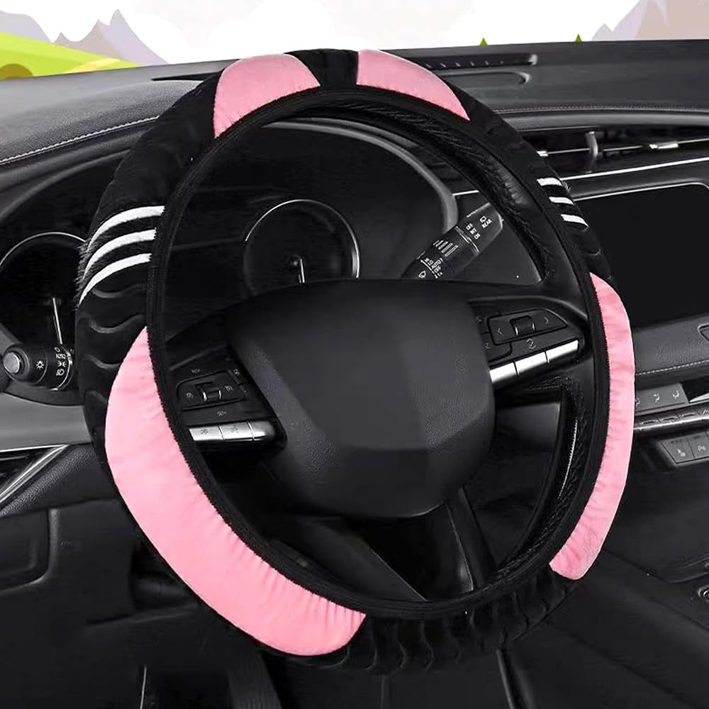 Auto Lenkradhüllen für Lada 2110 2111 2112 2113 2114 2115,Lenkradbezug Schutzhülle Steering Wheel Cover Lenkradschoner Verschleißfest Innenraum Zubehör,A von QSLLLY