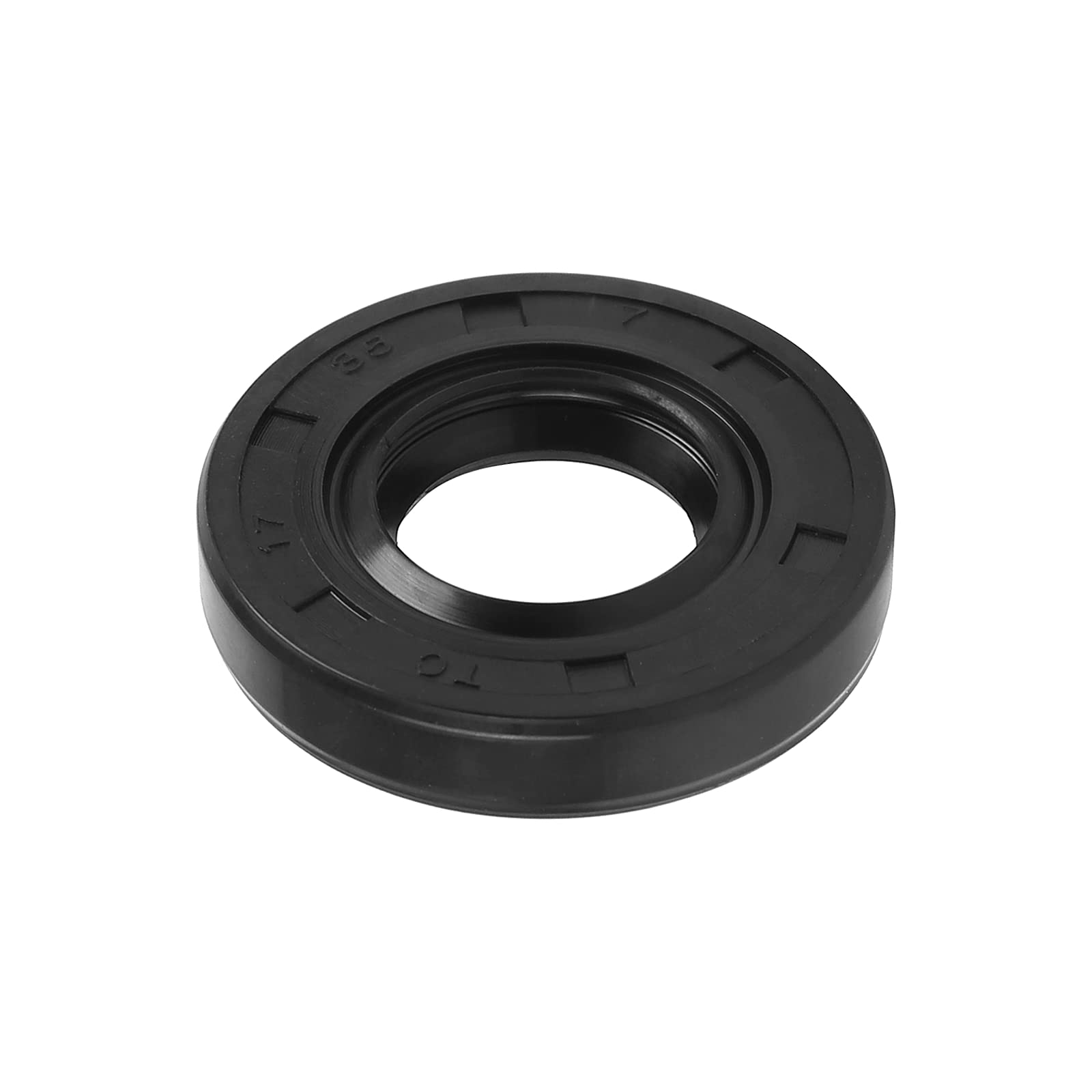 QUARKZMAN 1 Stück TC Wellen Dichtring Gummi Doppellippe 17 x 35x 7mm für Motorrad Kurbelwellen und Hydraulikpumpen Schwarz von QUARKZMAN