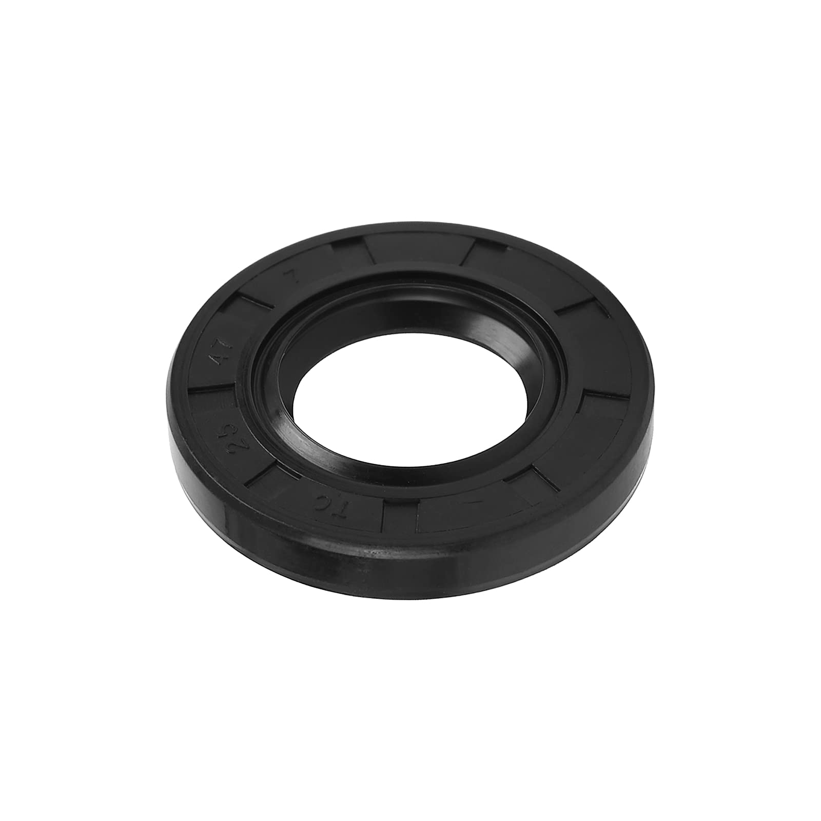 QUARKZMAN 1 Stück TC Wellen Dichtring Gummi Doppellippe 25 x 47 x 7mm für Motorrad Kurbelwellen und Hydraulikpumpen Schwarz von QUARKZMAN