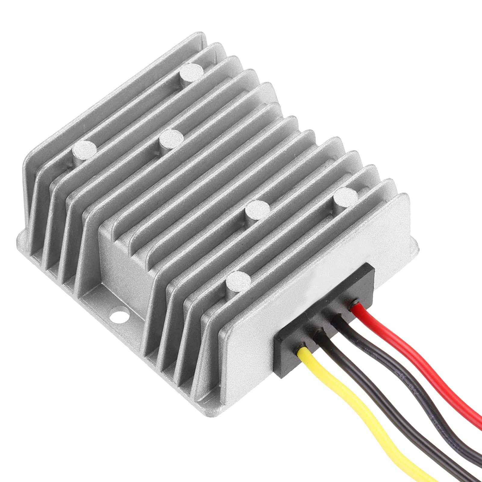 QUARKZMAN DC 12V/24V auf DC 9V Spannungswandler 10A 90W Step-Down-Wandler Spannungsreduzierer IP67 Wasserdichter Transformator Stromversorgung Großes Modul Netzteil für Auto LKW Solaranlage von QUARKZMAN