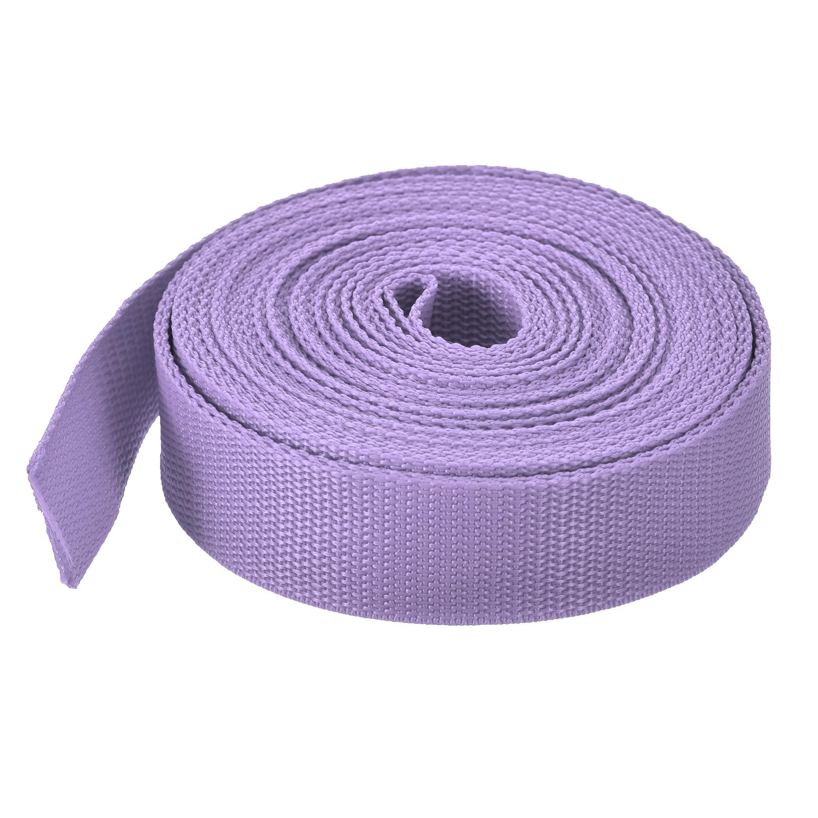 QUARKZMAN Leichtes Polypropylen-Gurtband 32mm (1 1/4") 10 Yard Rucksack-Gurtband Lavendel Lila für Outdoor-Gepäck- und Frachtgurte von QUARKZMAN