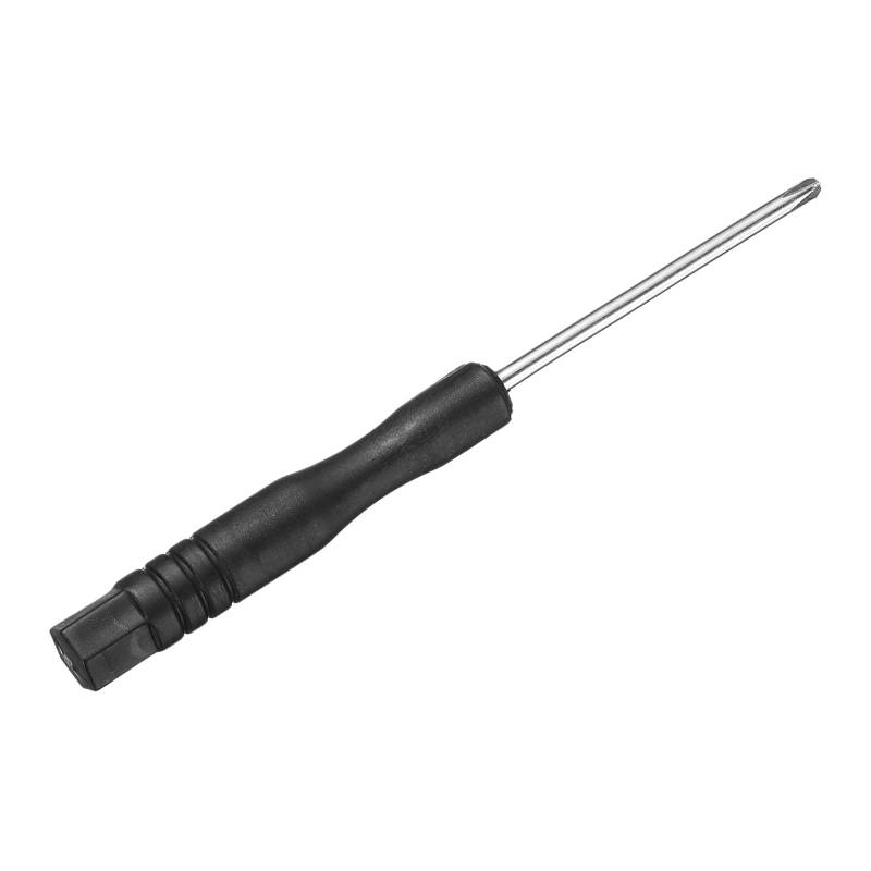 QUARKZMAN Mini Phillips Schraubendreher 2,0 mm Kreuzkopf 3,23" (82 mm) Länge Mikro Präzisions-Schraubendreher mit schwarzem Griff für Uhren, Brillen, Handy, Elektronik von QUARKZMAN