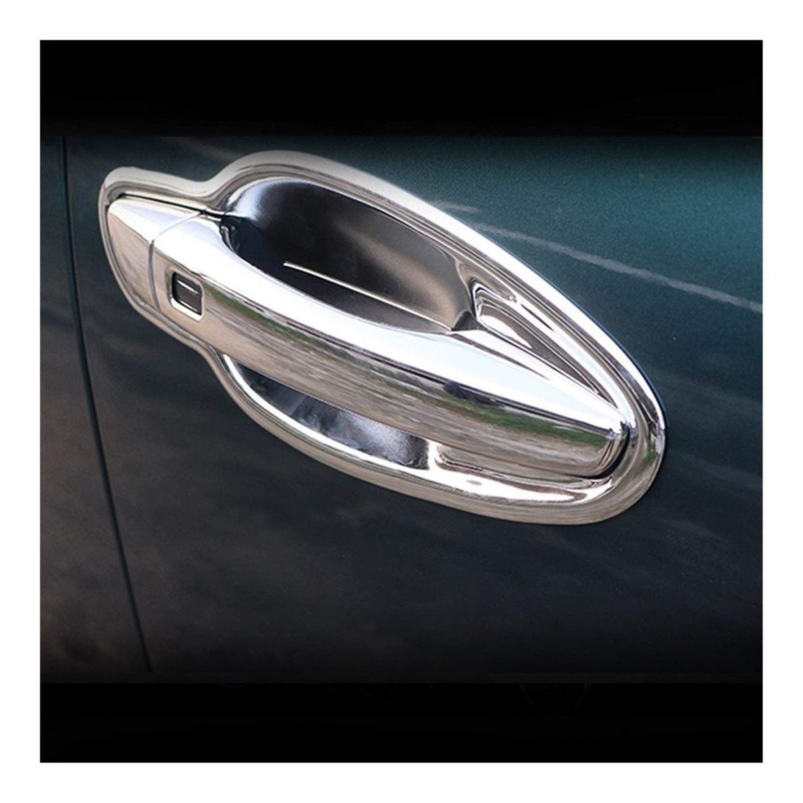 QUENPE Auto-Außentürgriff-Abdeckungsverkleidung, for Peugeot 3008 GT 2017–2019, Auto-Türhaltegriff-Abdeckungs-Dekorationsverkleidung Türgriffschalenabdeckung(Door Bowl 8pcs) von QUENPE