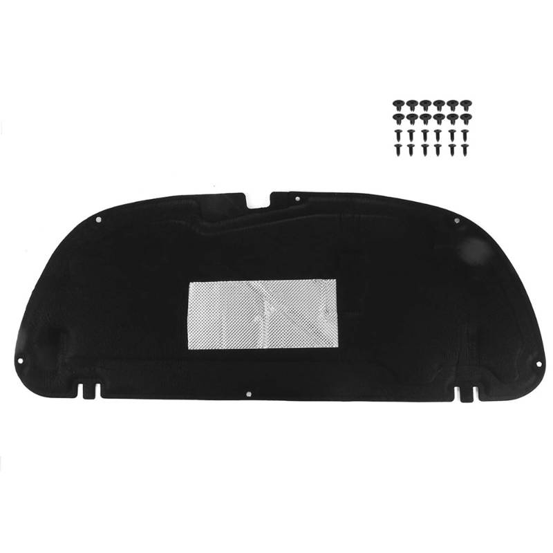 QUENPE Auto Front Motorhaube Isolierung Baumwolle Sound Wärme Feuer Schaum Pad PET Schalldichte Matte Abdeckung, for Toyota, for Corolla 2019-2021 Dämmmatte von QUENPE