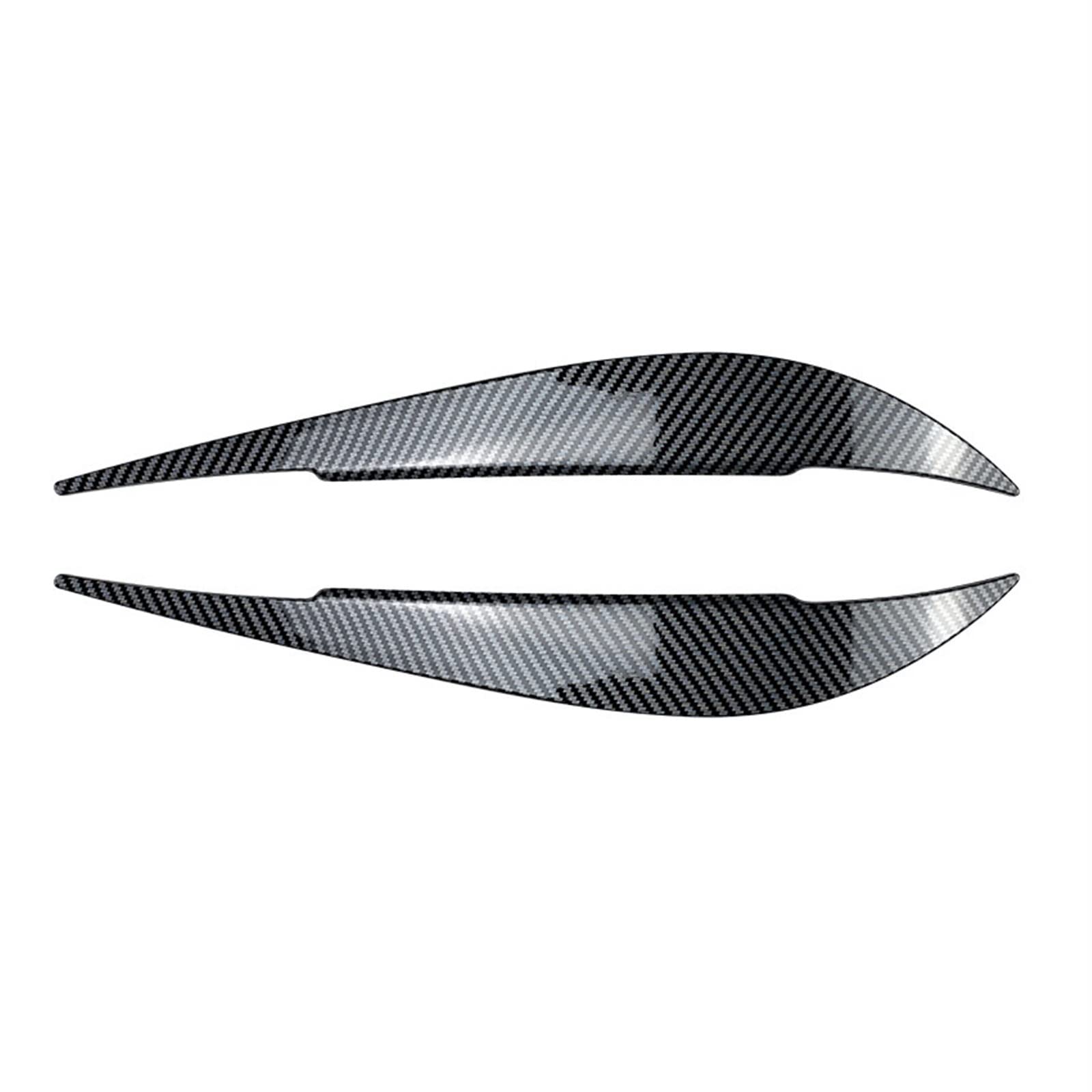QUENPE Frontscheinwerfer-Augenbrauen-Augendeckel-Abdeckungs-Ordnungsaufkleber, for BMW, for F32 F33 F36 4 Series 2014-2020 Augenbrauen(Carbon Fiber Look) von QUENPE