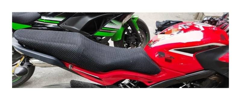 QUHFRSNML Motorrad Sitzbankbezug Für Ho&nda CB650F CBR650F CB CBR 650F CB650 CBR650 F Sitz Gugel Kissen Abdeckung Net 3D Mesh Protector Motorrad Zubehör Teile von QUHFRSNML