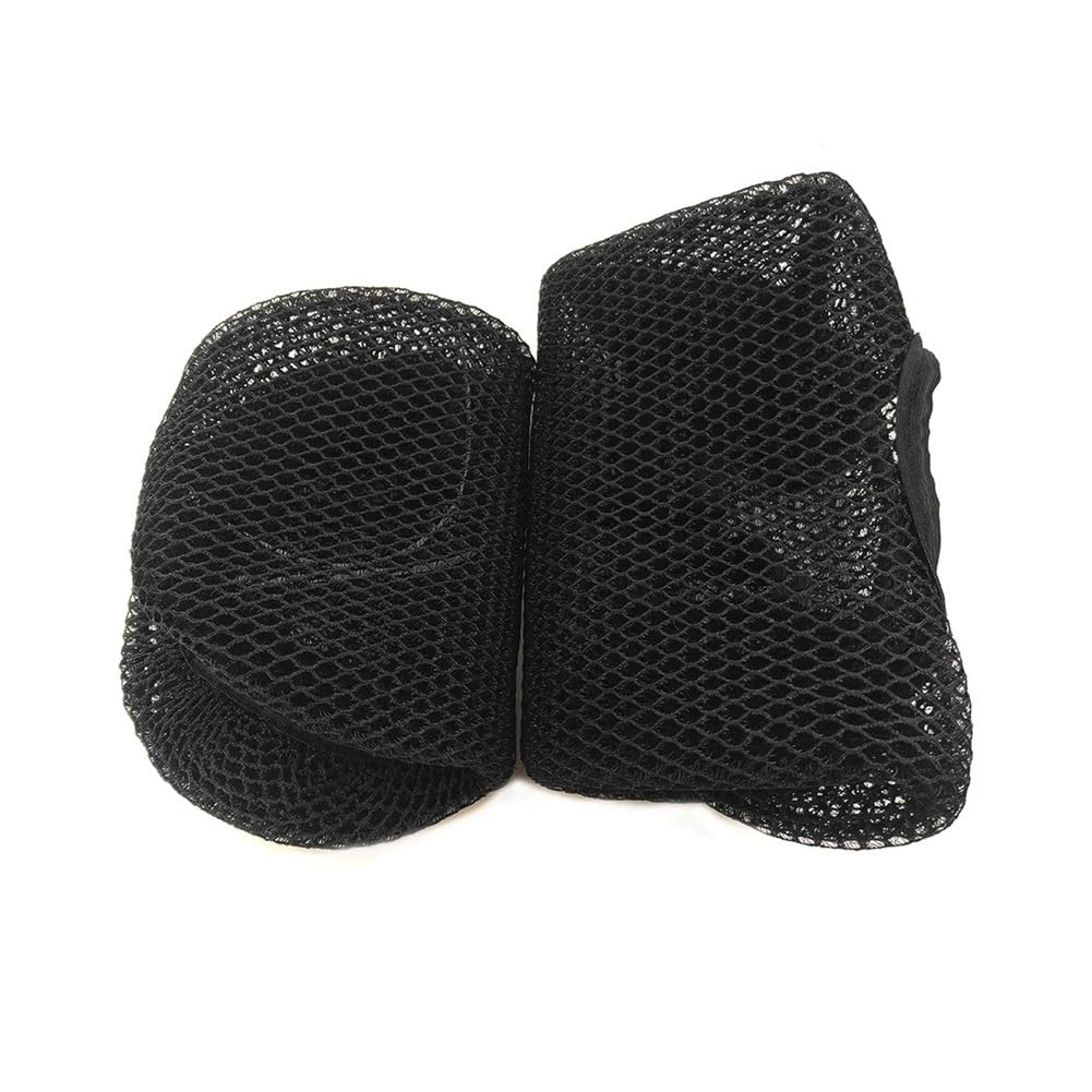 QUHFRSNML Motorrad Sitzbankbezug Für Kawasaki Vul&can S 650 S650 VN650 Motorrad Zubehör Sitzkissen Abdeckung Net 3D Mesh Protector Isolierung Beifahrer Sitz von QUHFRSNML