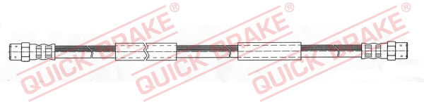 Bremsschlauch Vorderachse QUICK BRAKE 22.402 von QUICK BRAKE