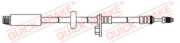 Bremsschlauch Vorderachse QUICK BRAKE 32.806 von QUICK BRAKE