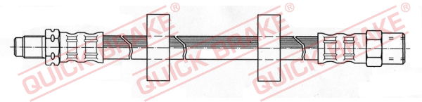 Bremsschlauch Vorderachse QUICK BRAKE 36.201 von QUICK BRAKE