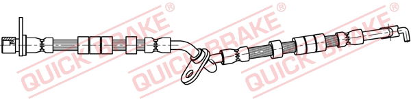 Bremsschlauch Vorderachse links QUICK BRAKE 58.839 von QUICK BRAKE