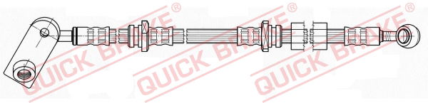 Bremsschlauch Vorderachse links QUICK BRAKE 59.919 von QUICK BRAKE